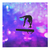 女の子の体操キューブ – 個人用 フォトキューブ (正面)