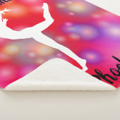 女の子の体操バブルおもしろい シェルパブランケット (3/4)