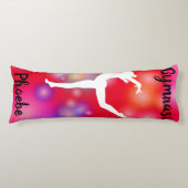 女の子の体操バブルおもしろい ボディピロー (正面)