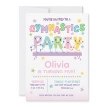 女の子の体操誕生日パーティー