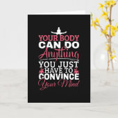 女の子の体操 – あなたの体は何でもできる カード (黄色い花)