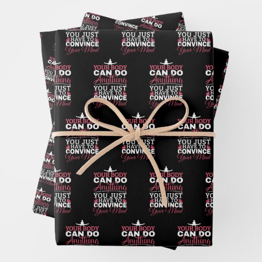 女の子の体操 – あなたの体は何でもできる ラッピングペーパーシート (インサイチュ)