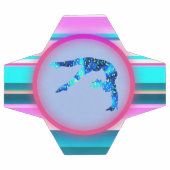 女の子の体操、パワータンブル、ハンドスプリング サッカーボール (フラット)