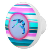 女の子の体操、パワータンブル、ハンドスプリング セラミックノブ (右)