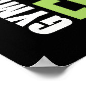 女の子の体操 – フリップ熱狂する ポスター (角)