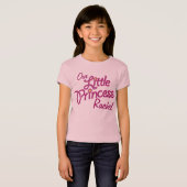 女の子の信号器のTシャツと名前を挙げられる私達の小さいプリンセス Tシャツ (正面フル)