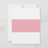 女の子の写真の最初聖餐の招待状-ピンク 招待状 (裏面)