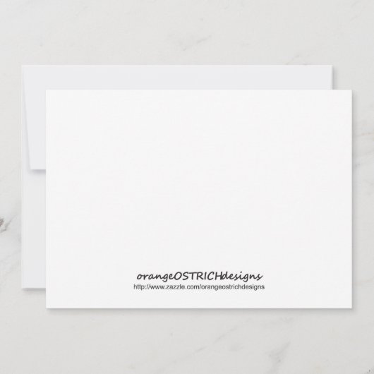 女の子の写真の誕生の発表-小さいプリンセス 案内状 (裏面)