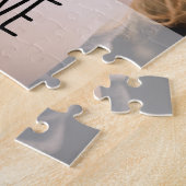 女の子の写真ギフトパーソナライズされた ジグソーパズル (側面)