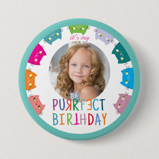 女の子の写真 誕生日 缶バッジ