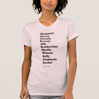 女の子の分隊の基本的なティー(ピンク) Tシャツ