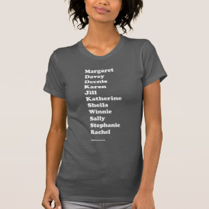 女の子の分隊の基本的なティー(灰色) Tシャツ