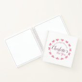 女の子の初年の母とパパ空白の誌 ノートブック (内部)