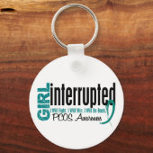 女の子の割り込み1 PCOS キーホルダー (正面)