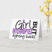 女の子の割り込み2チアリ奇形 カード (黄色い花)