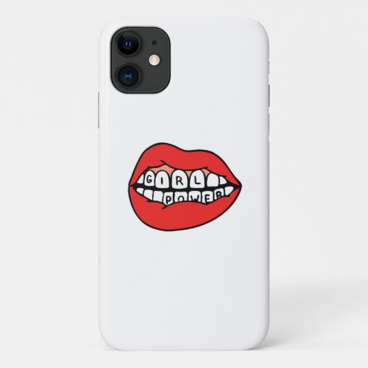 女の子の力の唇 Case-Mate iPhoneケース (裏面)