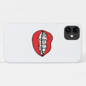 女の子の力の唇 Case-Mate iPhoneケース (裏面(横))