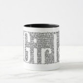 "女の子の力"のコーヒー・マグ マグカップ (中央)