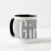 "女の子の力"のコーヒー・マグ マグカップ (正面左)