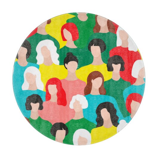 女の子の力 カッティングボード (正面)