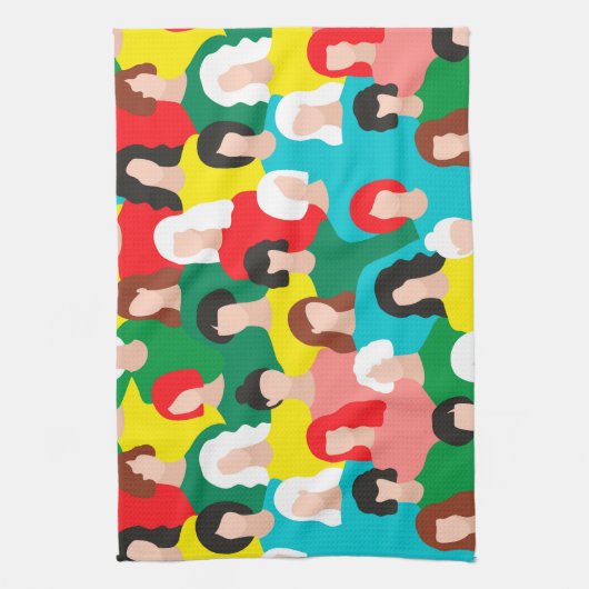 女の子の力 キッチンタオル (縦)