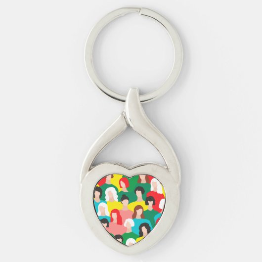 女の子の力 キーホルダー (正面)