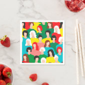 女の子の力 スタンダードカクテルナプキン (インサイチュ)