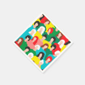 女の子の力 スタンダードカクテルナプキン (角)