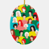 女の子の力 セラミックオーナメント (正面)