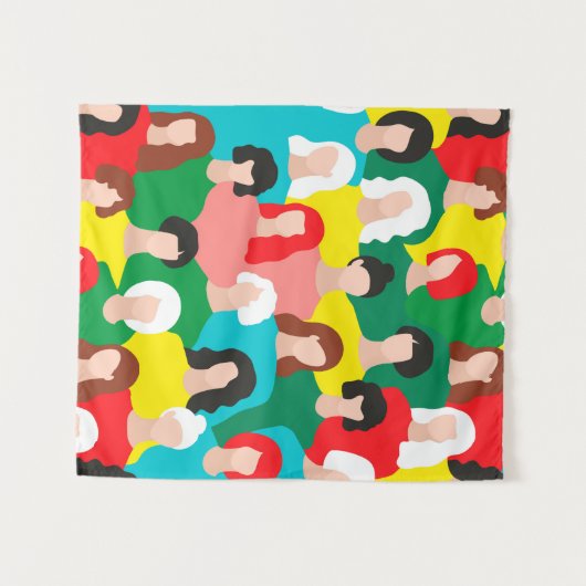 女の子の力 タペストリー (正面(横))