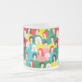 女の子の力 フロストグラスマグカップ (中央)