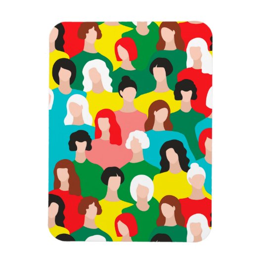 女の子の力 マグネット (縦)