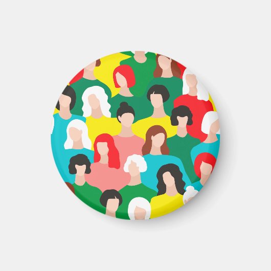 女の子の力 マグネット (正面)