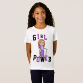 女の子の力 Tシャツ - 個人名入り KNIGHTS (正面フル)