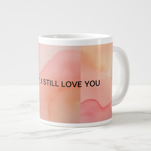 女の子の友人のためのマグカップデザイン ジャンボコーヒーマグカップ (正面右)