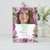 女の子の友人の誕生日 カード (スタンド正面)