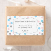 女の子の双子/ジェンダーは水のボトルの好意を明らかにする ラベル (インサイチュ)