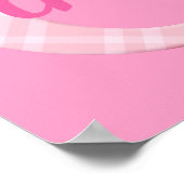 女の子の名カスタム前の文字G ポスター (角)