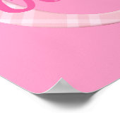 女の子の名カスタム前の文字O ポスター (角)