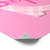 女の子の名カスタム前の文字S ポスター (角)