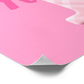 女の子の名カスタム前の文字Y ポスター (角)