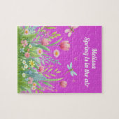 女の子の名パーソナライズされたジグソーパズル ジグソーパズル (横)