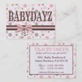 女の子の名刺 名刺 (正面/裏面)