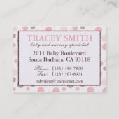 女の子の名刺 名刺 (裏面)