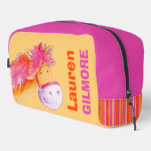 女の子の名前かわいいポニー水色オレンジピンク ドップキット (右コーナー)