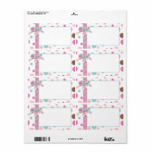 女の子の名前タグFP ラベル (フルシート)