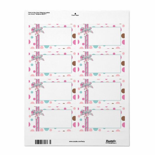 女の子の名前タグFP ラベル (フルシート)