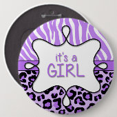 女の子の告知ピンだ 缶バッジ (正面&裏面)