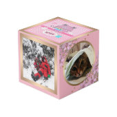 女の子の場合、あなたの写真 フォトキューブ (裏面アングル)