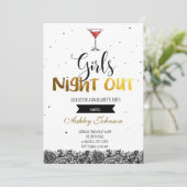 女の子の夜のバチェロレッテ招待 招待状 (スタンド正面)